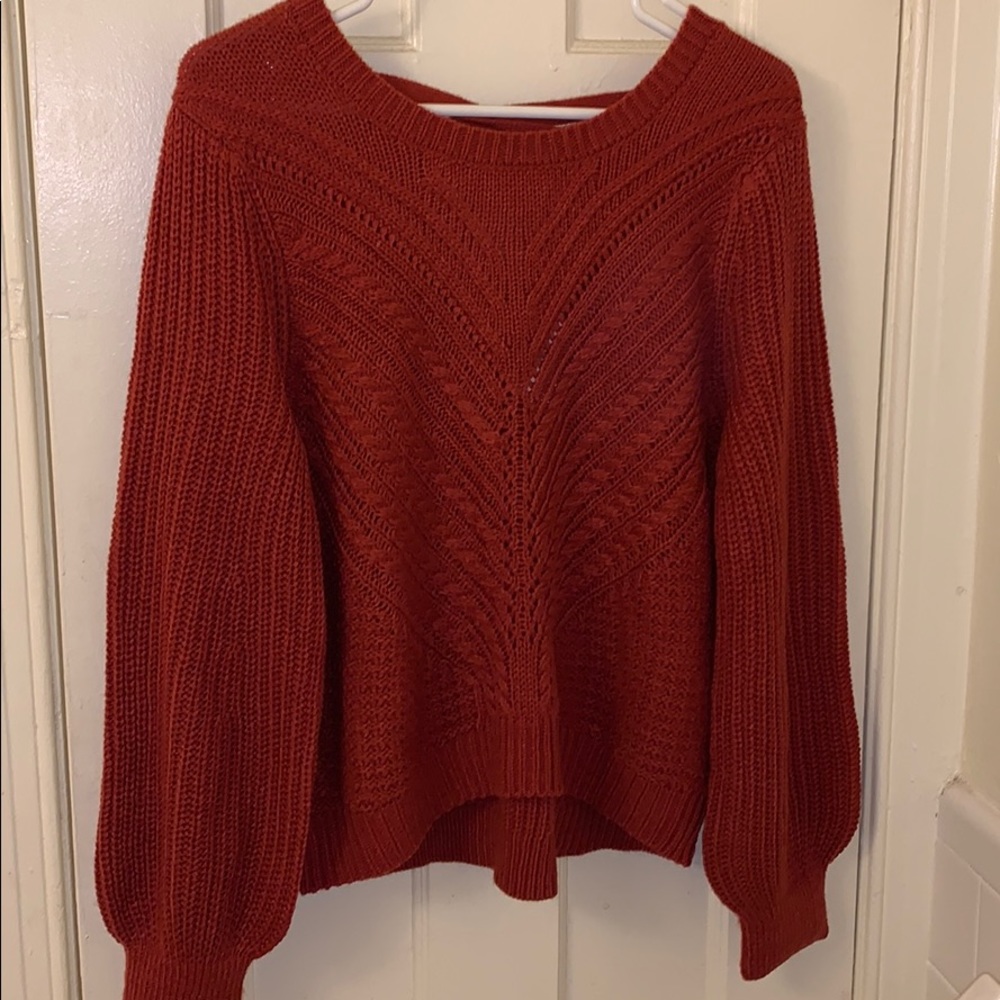 Rust Pullover Sweater